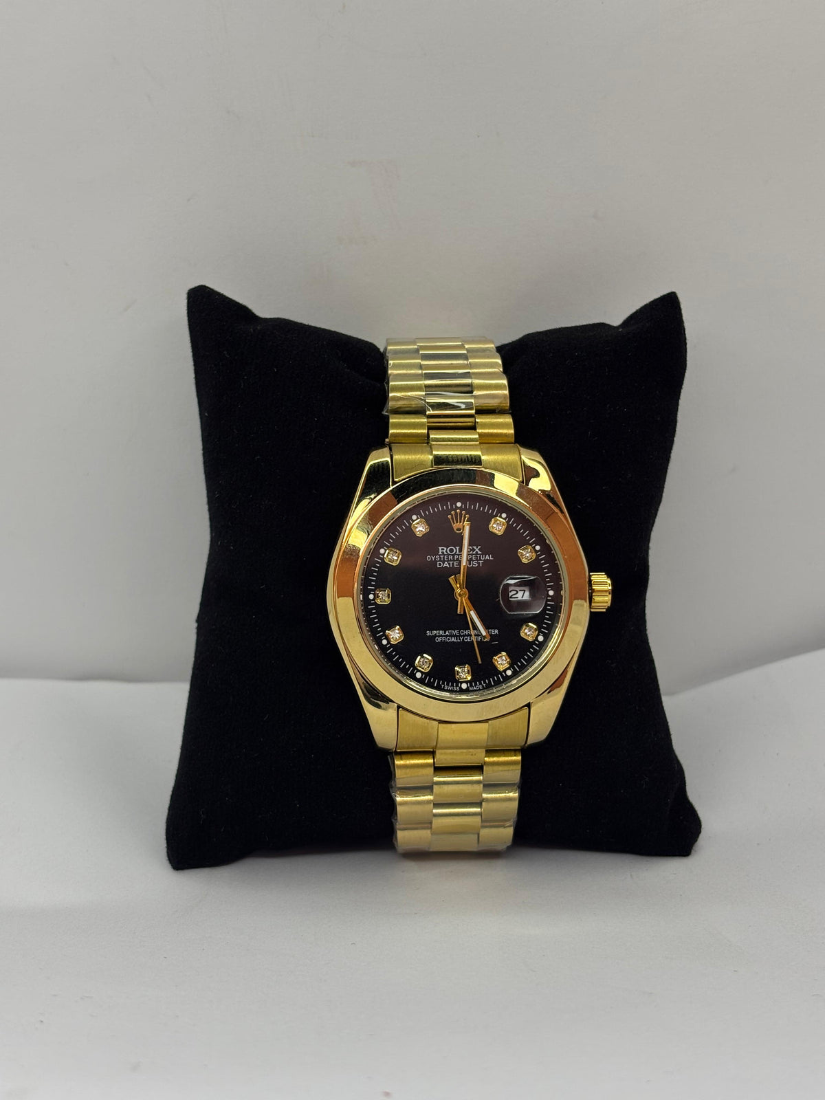 ROLEX SEMI AUTO TRANSPARENT BACK WITH ORIGINAL STAINLESS STEEL CHAIN OR MATE CHAIN ⛓️‍💥