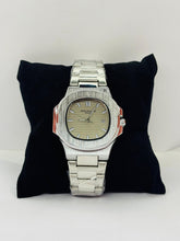 Patek Philliphe White Dial & Silver PAT chain Watch
