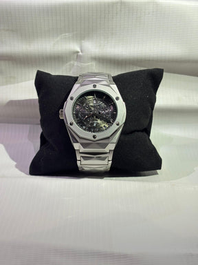 Hublot Skeleton Dial - Silver Chain Watch