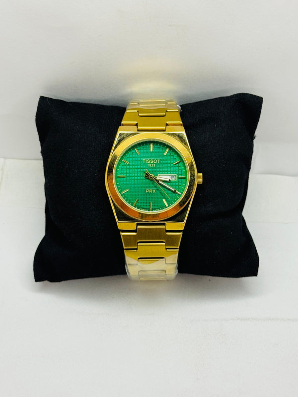 Tissot PRX 80 Green Dail Top Notch Stainless Steel Mate or Chain strap