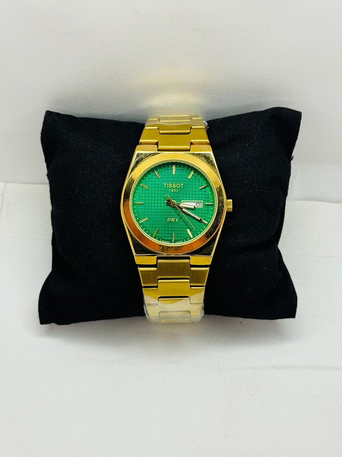 Tissot PRX 80 Green Dail Top Notch Stainless Steel Mate or Chain strap