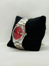 Tissot PXR 1853 Red Dail Masterpiece of Elegance Heavy Duty Stainless steel Mate or Chain Silver Strap
